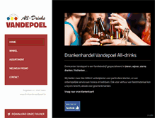 Tablet Screenshot of drinkcentervandepoel.be